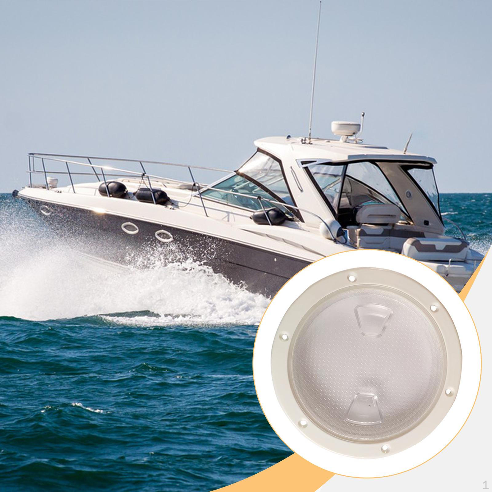 

Крышка палубного люка лодки Круглая Нескользящие Фитинги Запасные Части Прочный Морской Аксессуар Прозрачный 4 Inch