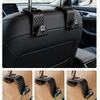2Pcs Car Hidden Seat Hook Multi-Purpose Carbon Fiber Texture Honda Car Seat Back Creative Multi-function On-Board Hooks XI6