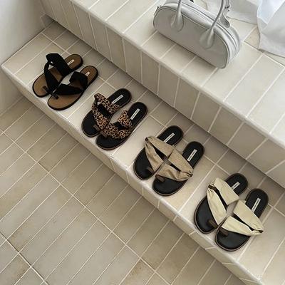 Moda Verão Clip no Dedo do Pé Chinelos de Moda Femininos Conforto Slides para Vestir Casaul Praia Férias Chinelos para feminino