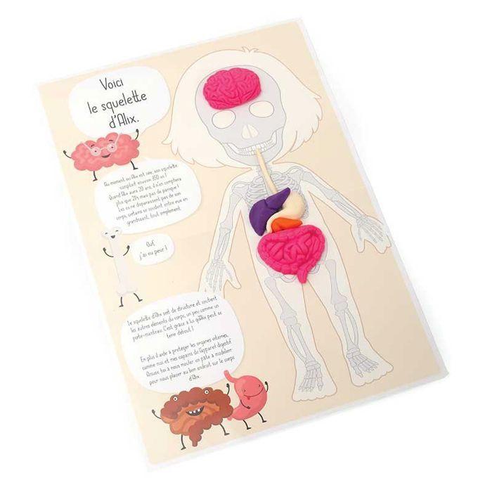 Kit créatif pâte à modeler - Je découvre le corps humain