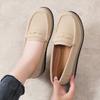 Spring and Autumn Women's Flat Platform Loafers Ladies Elegant Suede Leather Shoes Woman Slip On Moccasin Women's Casual Shoes