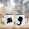 3D Kitten Black Cat Black Cat Ceramic Coffee Mark Cup Kitten Tea Cup Kitty New