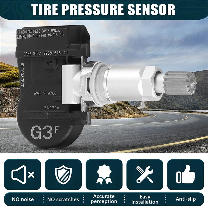 Tire Pressure Monitor Sensor For Fiat 124 2016- Mazda 2 3 CX-7 CX-7 CX-9 2008-2013 TPMS 433MHZ BDMC-37140-A87Q