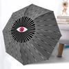 1pc Optical Illusion Automatic Open/Close Umbrella, Lightweight for Women/Men, Perfect Gift - for Everyday or Holiday Eventsyy251127087