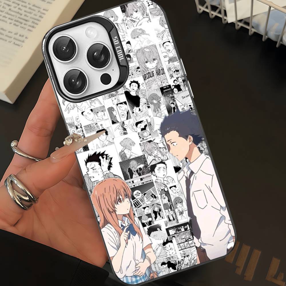 

Чехол для телефона Аниме Голос Медузы Для IPhone 17 16 15 14 11 12 13 Pro Max Pro Plus Цветной Серебристый Чехол iPhone 11 pro