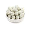 10Pcs 15mm New Silicone Beads Round Print Colorful Spacer Beads Food Grade  Baby Nursing Necklace Pacifier Chain Teether Toys