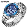 Business Luxury Men's Watches Calendar Luminous Display Chronograph Waterproof Mens Quartz Watch