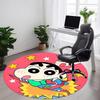 1PC Crayon Shin-chan Office Round Area Rug, Indoor Mat Suitable For Office, Under Office Chairs Bedroom Living Room Home Decor DT1212007