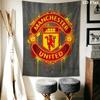 Man Utd F Wall Hanging Printed Fabric Blanket Decorative Tapestries for Bedroom Living Room Home Decor