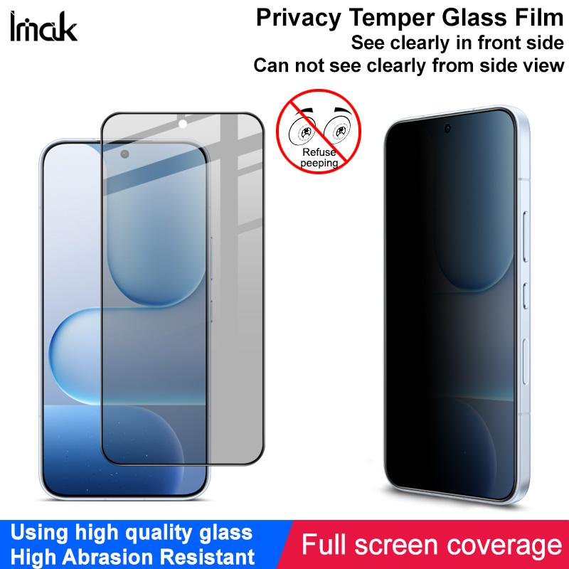 For Honor 500 Pro 5G Glass IMAK 3D Curved Privacy Tempered Glass Full Screen Coverage Film