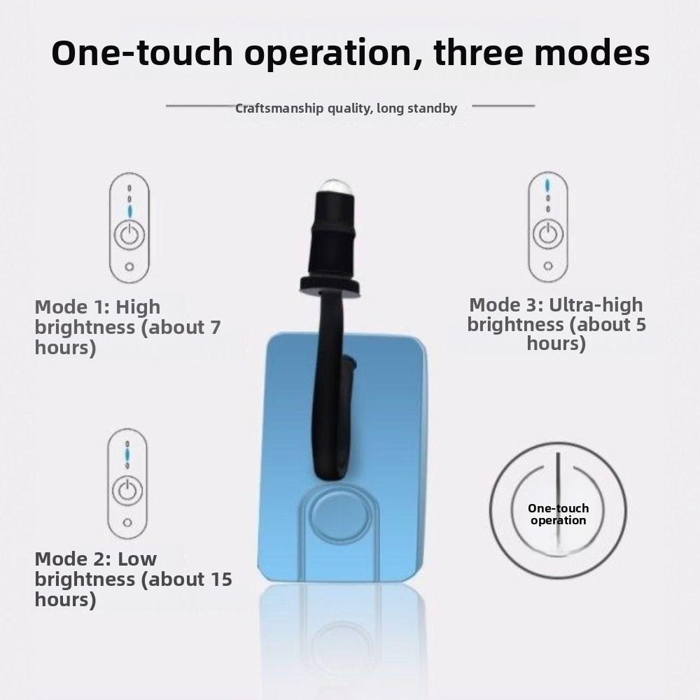 Adjustable Lighting Angle Ear Picking Thumb Lamp Rechargeable Flashlight Led  Earpick Supplies