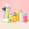 Water Bottle Creative Dopamine Series Double Drinking Straw Cup Large Capacity 111 Thermos Cup Outdoor Portable Cup