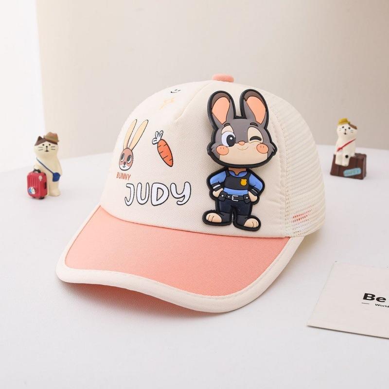 Kids Cartoon Baseball Cap Spring Summer Sun Protection Visor Hat For Boys Girls Cute And Versatile Outdoor Wear