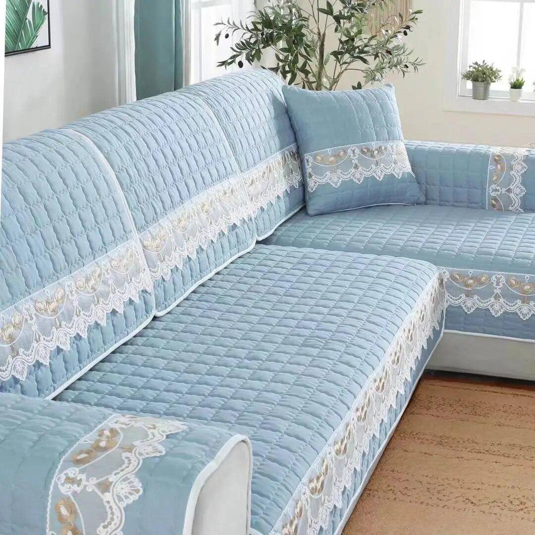 

Стьобана диванна подушка для рушників. Чотири сезони. Універсальний чохол. Нековзка тканина. Чохли для вітальні. Диван. Диван. Рушник. 90x160cm