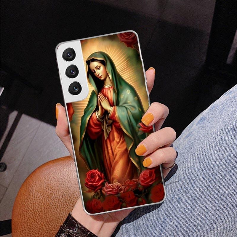 

Virgin De Guadalupe Virgen Mary Phone Case For Samsung Galaxy S24 S25 Edge S26 Ultra S23 S22 S21 Plus S20 FE + Personalized Prin Samsung S25