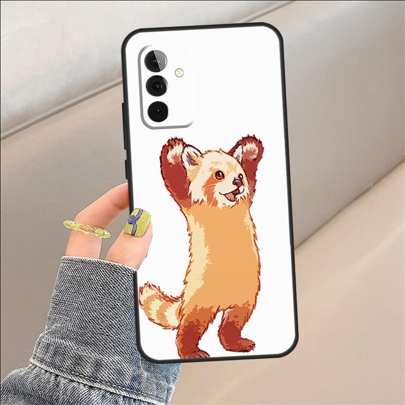 Red Panda Case For Samsung Galaxy A35 A15 A55 A53 A33 A13 A36 A56 A26 A16 A22 A32 A52 A54 A34 A05 A06