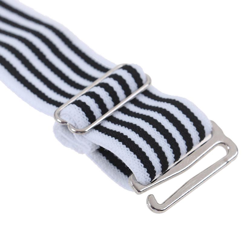 2Pcs Mens Elastic Adjustable Shirt Stays Garters Leg Suspenders Holders Shirt