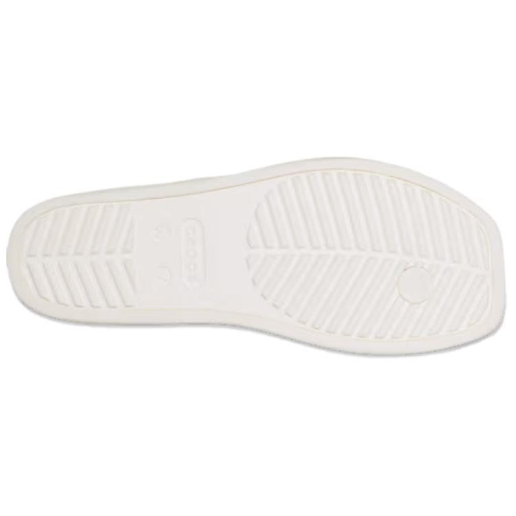 Crocs Fashionable Lightweight Flip Flops Women Footwear White 214161-0WV