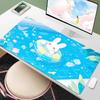 Cute Rabbit Mouse Pad Gaming Keyboard Desk Mat Office Soft Non-Slip Rubber Carpet Mice Pad New Anime Home Gamer Long Mousepad