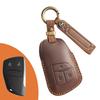 High-End Retro Leather Key Cover for Buick Envision with Buckle Protection