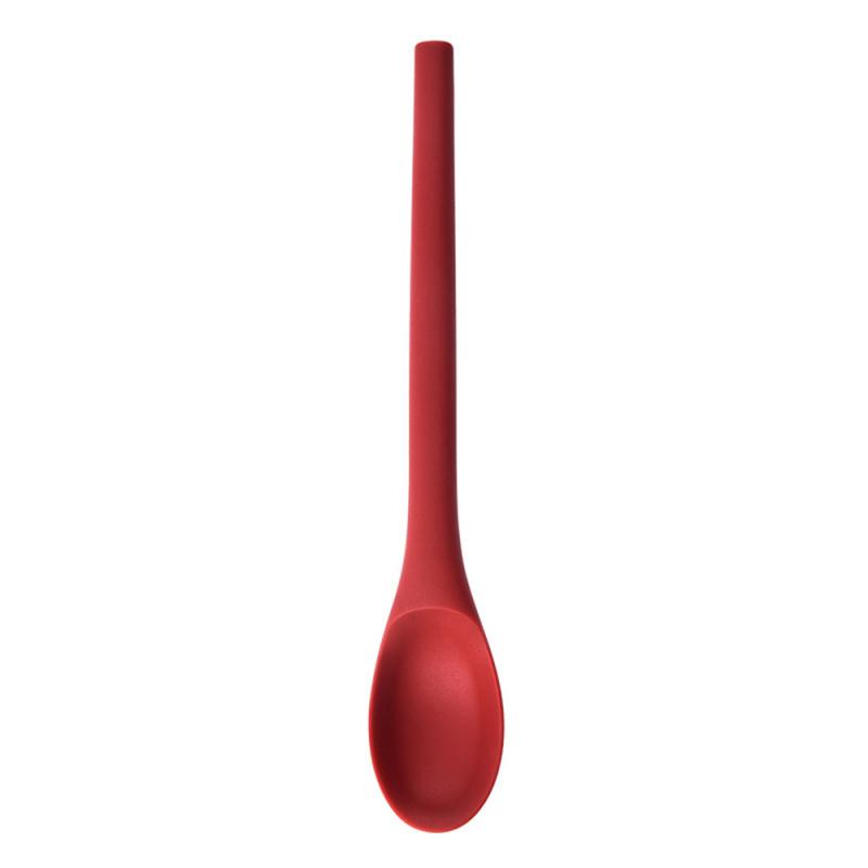 Silicone Spoon Small Spoon with Long Handle Heat Resistant Easy To Clean Non-stick Rice Spoons Tableware Utensil Kitchen Tool