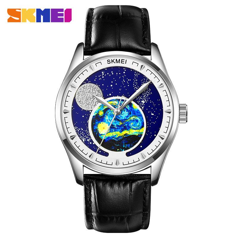 

Мужские часы водонепроницаемые мужские модные кварцевые часы ремешок персонализированные часы мужские часы серебряный