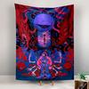Chinese Mythological Spirit Art Tapestry Wall Hanging, Intricate Ghost Legend Poster, Gothic Wall Decor for Bedroom Living Room Dorm