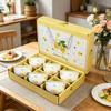 Kreatives Zitronen-Keramikschalen-Set - Perfekt für Geschäftsgeschenke, Tombolas und besondere Anlässe.