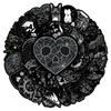 10/30/50pcs Horror Gothic Black White Art Stickers Vintage Aesthetic Sticker Suitcase Phone Helmet Car Cool Cartoon Decals Pack