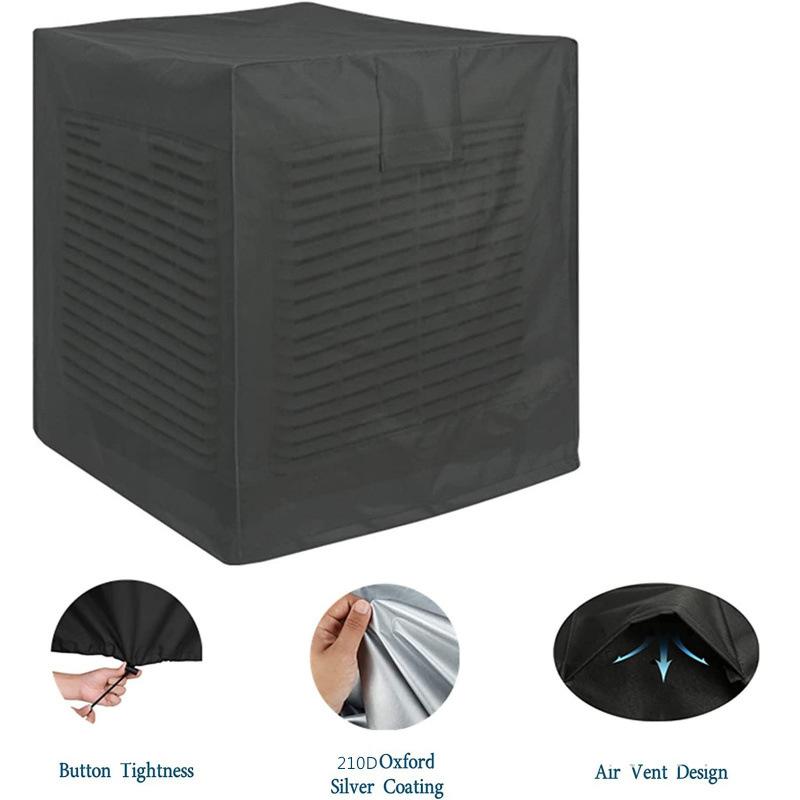 Waterproof Square Outdoor Air Conditioner Cover for Central AC Compressor