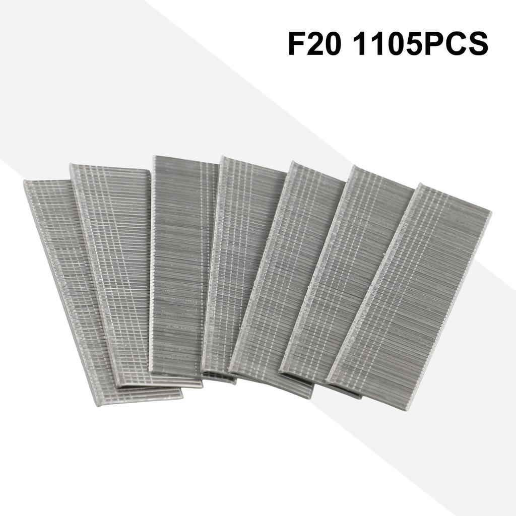 1105pcs F15/F20/F25/F30 Straight Brad Nails For Electric Nail Stapler Nailer Furniture DIY Home/Garden Woodworking Tool