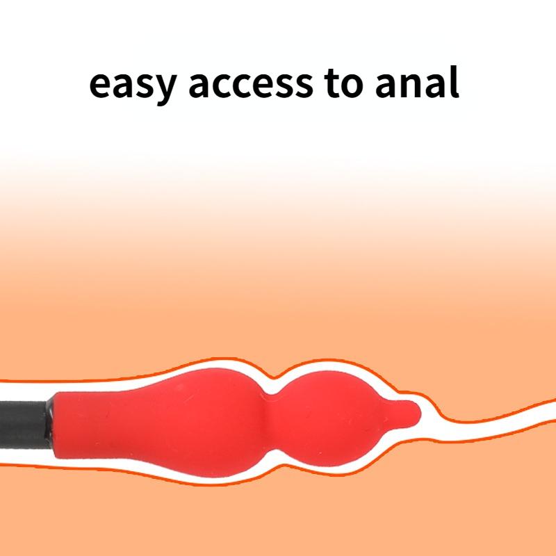 Gourd Shape Inflatable Anal Plug Anal Expander Silicone Adult Sex Toys Fisting Slave Femdom BDSM