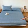 Sleeping grid all cotton color woven washed cotton grid sandwiched cotton bedding sheet