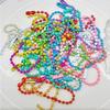 10/100pcs DIY Ball Bead Chains Sliver Colorful Key Chain Dolls Label Hand Tag Connector for Jewelry Making Pendant Accessorise