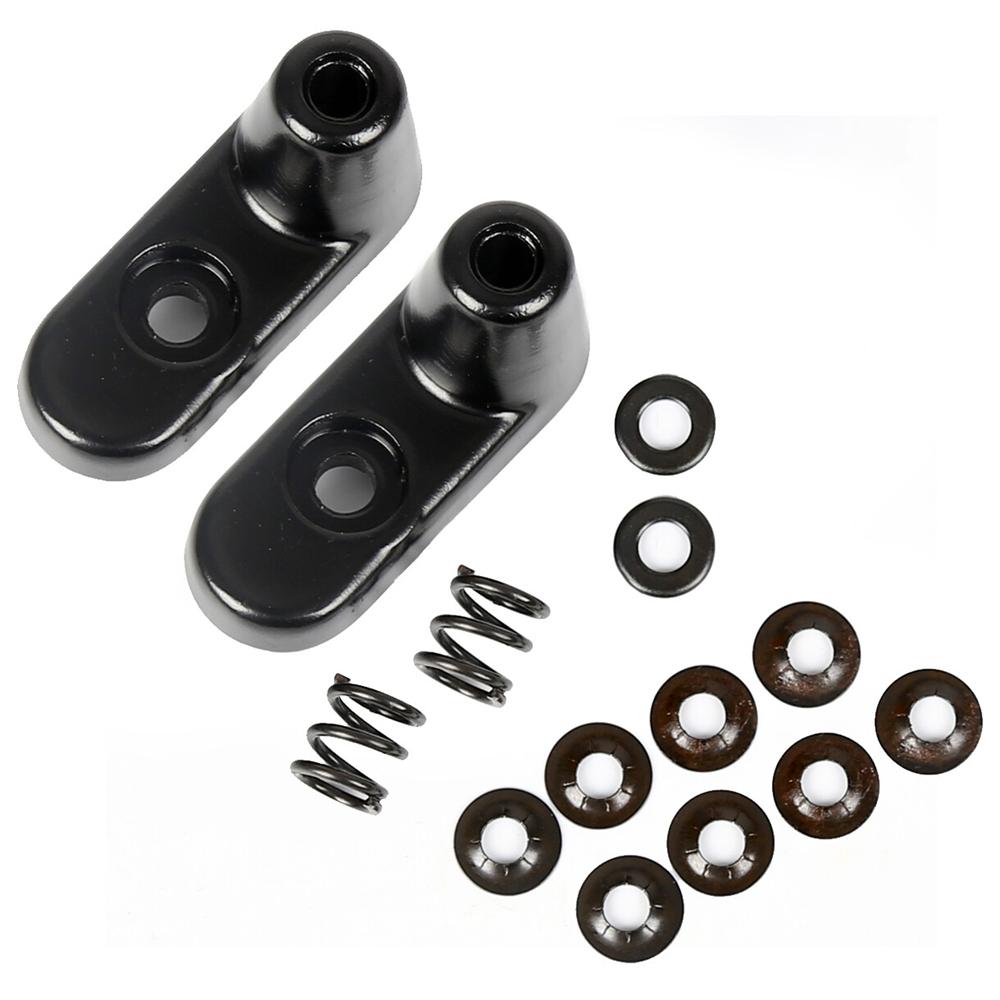 For 2003-2006 Jeep Wrangler Sun Visor Bracket Repair Kit 924-532 Black Aluminum