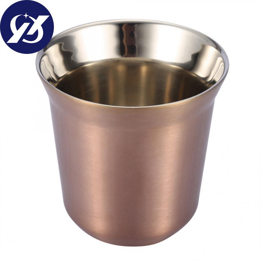 85ML Reusable Coffee Mug Double Wall Stainless Steel Tea Coffee Cup Whiskey Milk Mugs Outdoor Cup