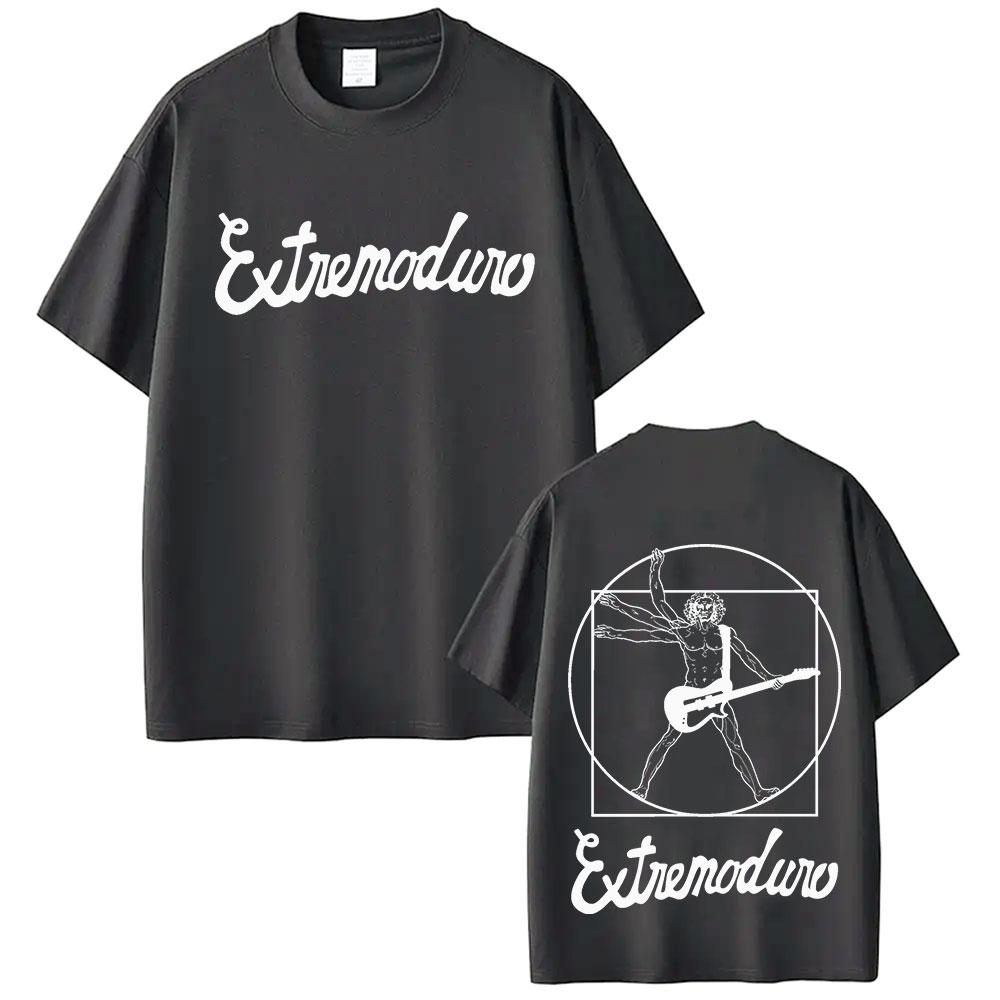 Rock Band Extremoduro Tour Album 2025 T-Shirts Unisexs Hip Hop Oversized Clothing T Shirt Loose O-Neck Cotton Short Sleeve T-shirts