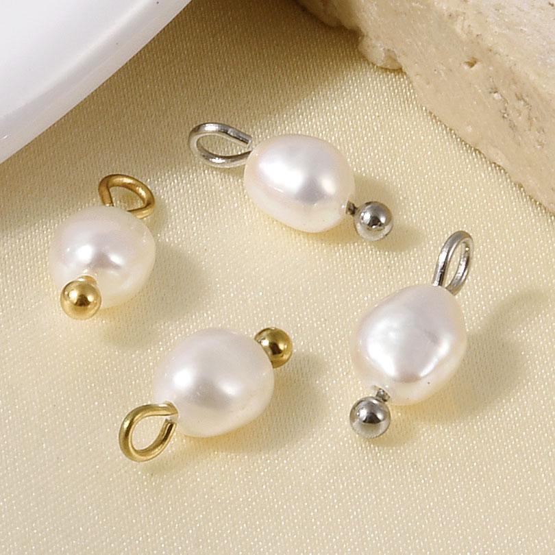 2pcs Irregular Round Three-Dimensional Real Shell Pearl Charm For Jewelry Making Supplies Handmade Sea Beach Accessories Pendant