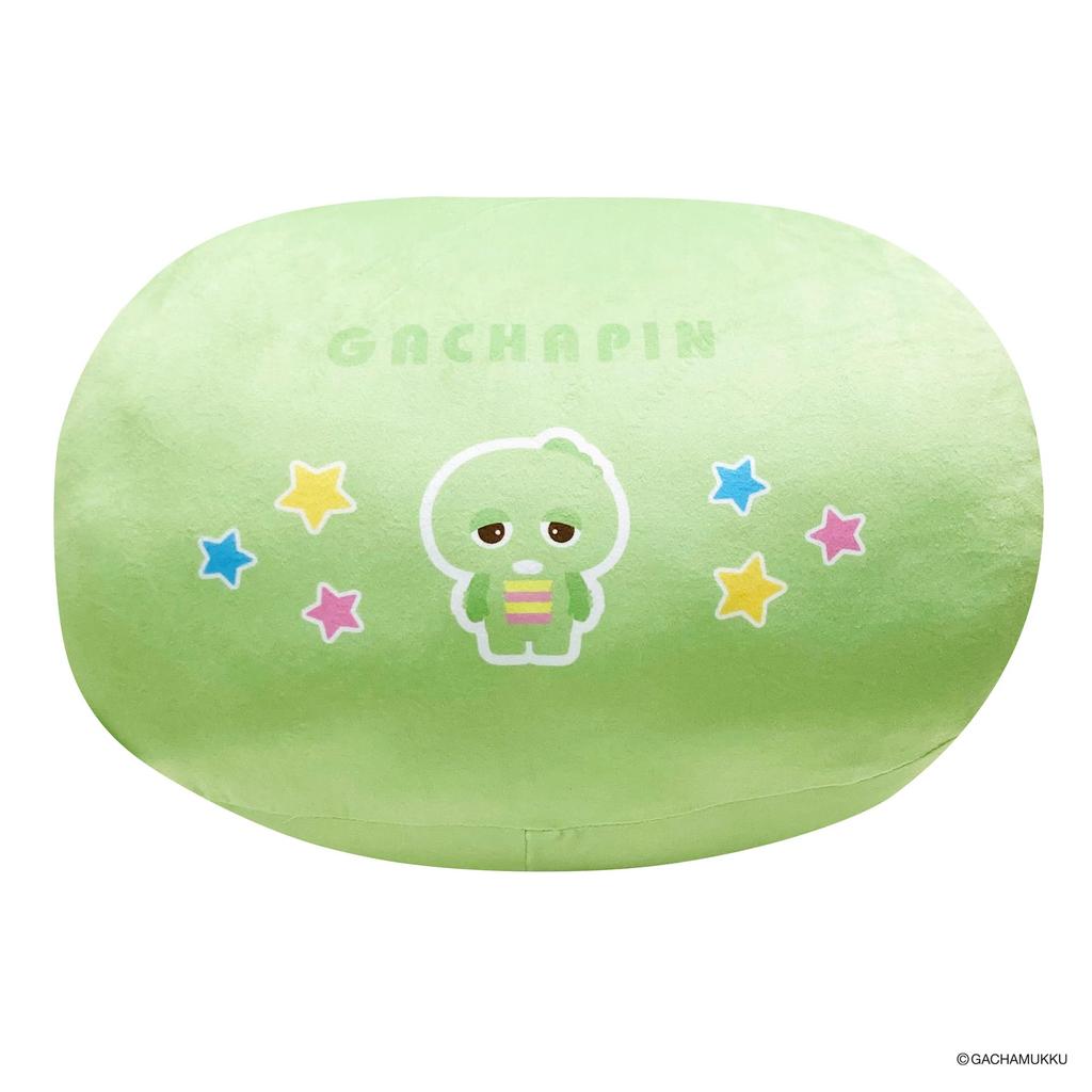 MORIPiLO Gachapin Mukku Gachapin Me Soft and Soft to the Plush Nap Morishita Makura & (Hug Cushion) Touch, Toy, Pillow, 38x25x26cm, Green, Character,