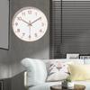 Silent Quartz Wall Clock Round Mute Clock Living Room Decoration Digital Clock  Cafe