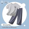 Lanjing Modal Summer Pajamas Set for Kids - Lightweight Ice Silk Homewear for Boys & Girls