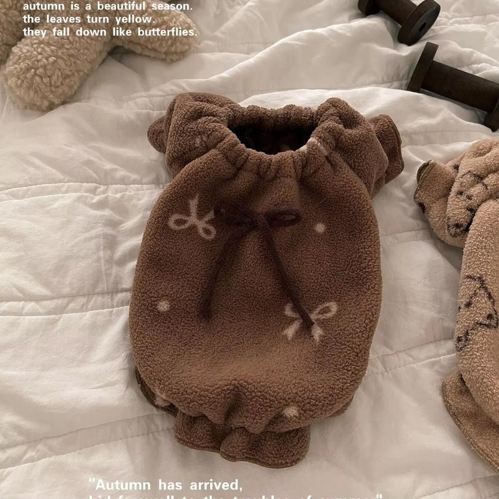 New Autumn Winter Pet Vest Thickened Cat Home Clothing Pet Supplies Teddy Sleepwear Teddy Bear Coat for Small Dogs