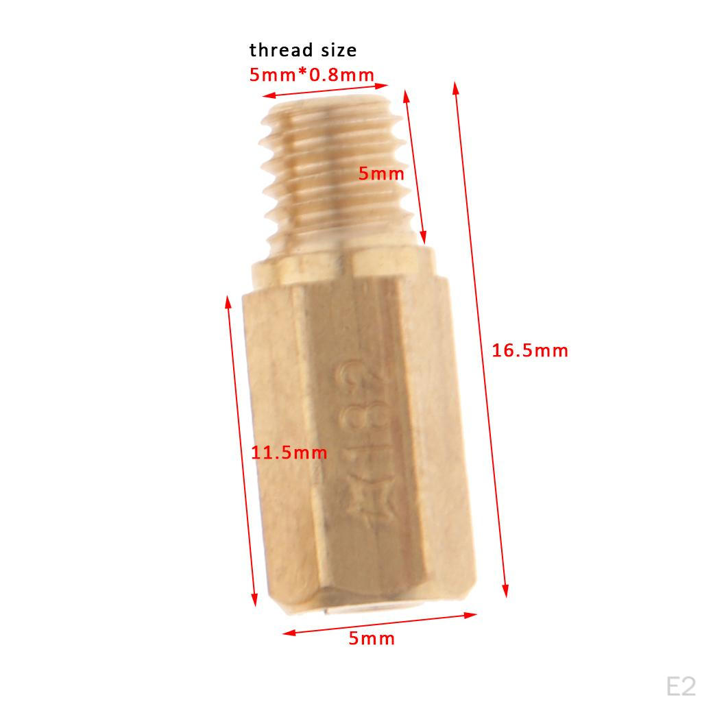 Hexagonal Injector Nozzle Carburetor Durable Replaceable Part