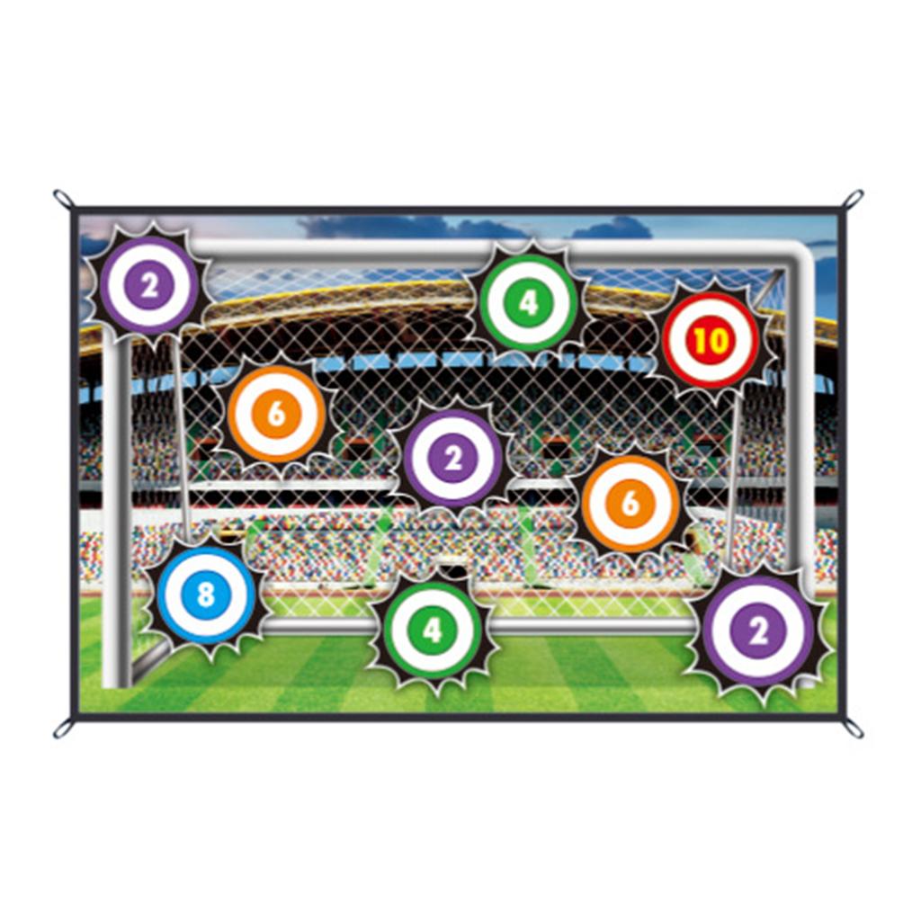 Children Soccer Toss Game Set With Multiple Target Modes Durable Plastic And Polyester Net For Indoor Outdoor Family Fun Activity Toy For Boys Girls