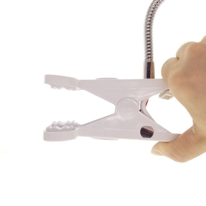 20cm 360 Degree Flexible Lamp Holder Clip E27 Base With One Switch Desk Lam