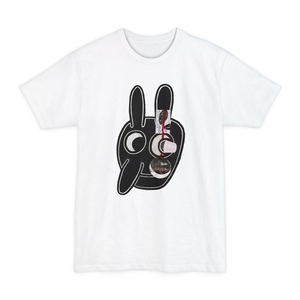 

oversized 1977 blood by ray johnson reproduction unisex tall beefy tshirt 4XL