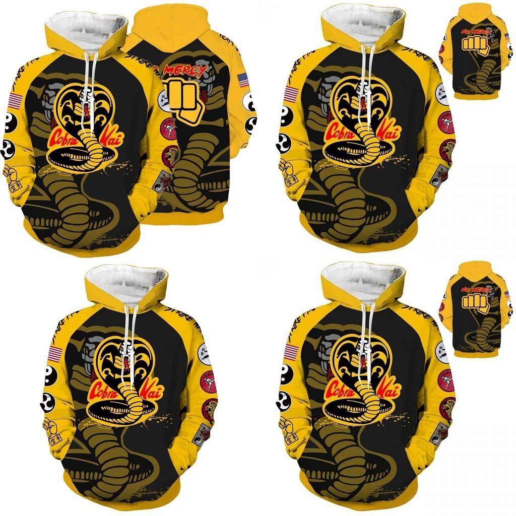 The Karate Kid Cobra Kai Hoodie 3d Animation Weich Bequem Cosplay Pullover