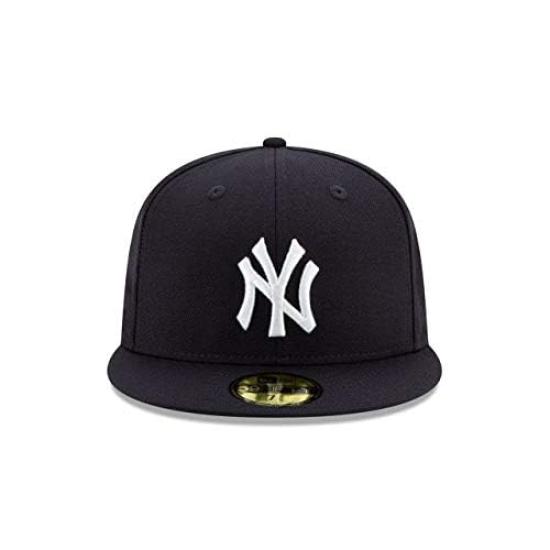 New Era New York Yankees World Series 2000 Collection 59Fifty Fitted Adult US 7 Blue Men's Hat, Navy, Size 5/8, Color