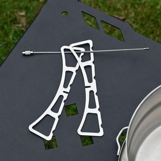 Folding Steam Rack Stainless Steel Portable Space-Steamer Stand Reversible Stable Support Heat Insulation Kitchen Accessories