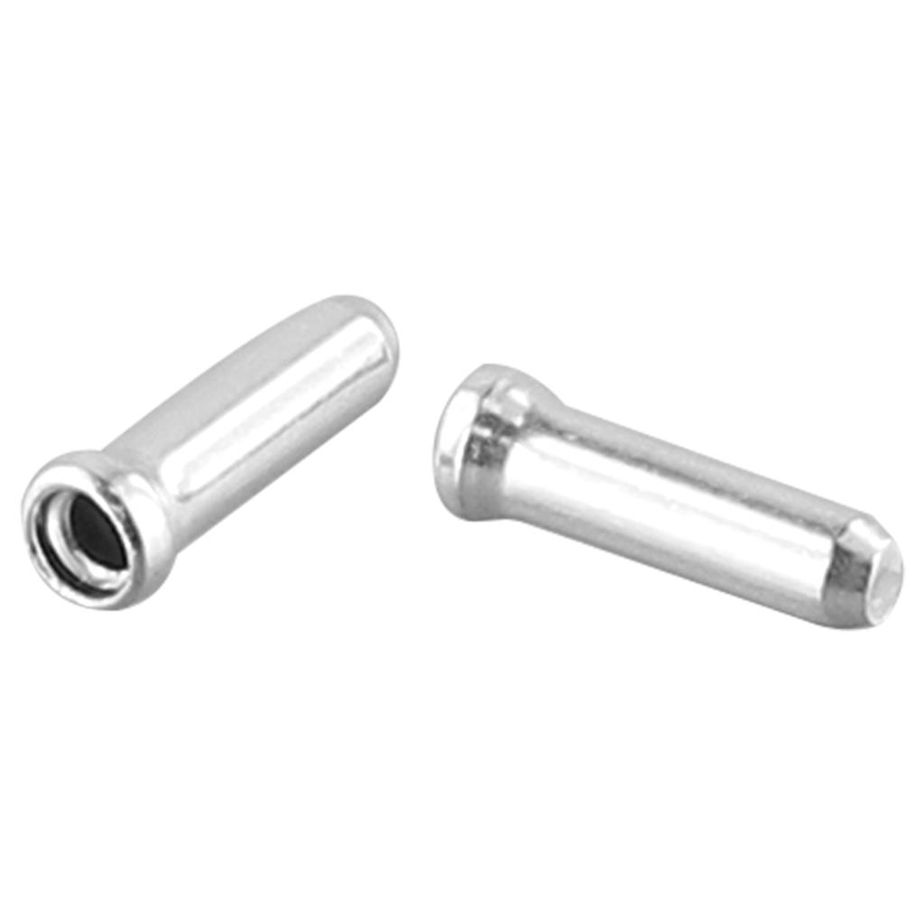 100pcs/Set Aluminum Bike Bicycle Brake Shifter Inner Cable Tips Wire End Cap